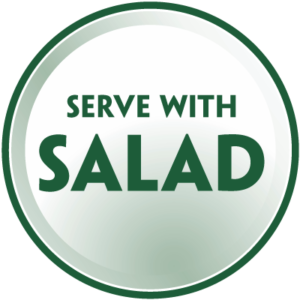 Serve with salad